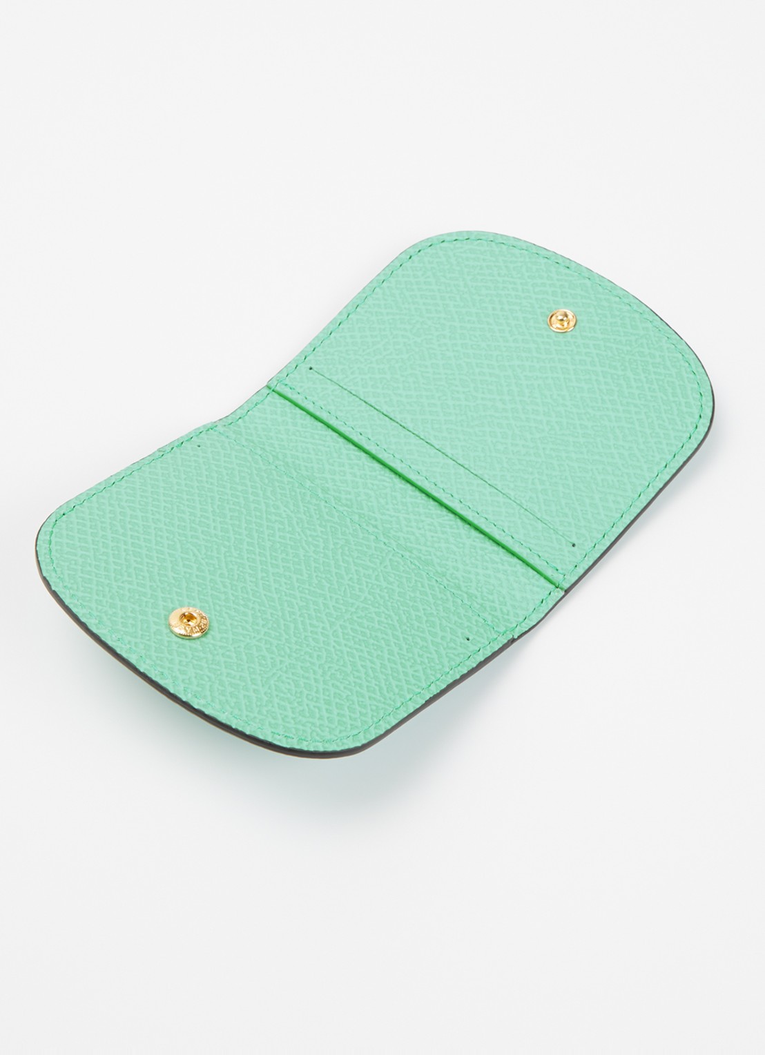 Longchamp Épure kaarthouder van leer - voorkant 3 mint