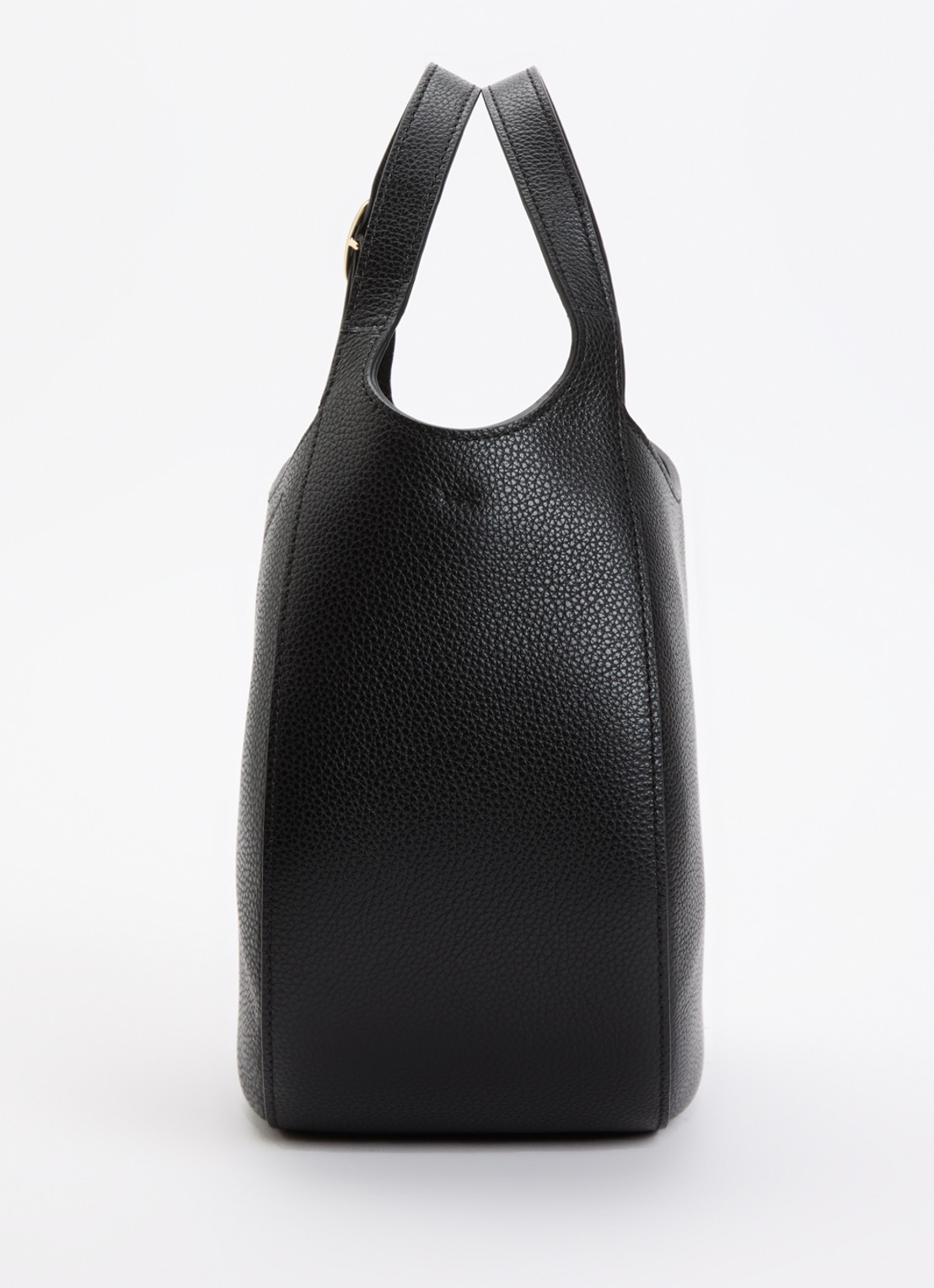 Longchamp Le Foulonné handtas S van leer met afneembare schouderriem - detail 6 zwart