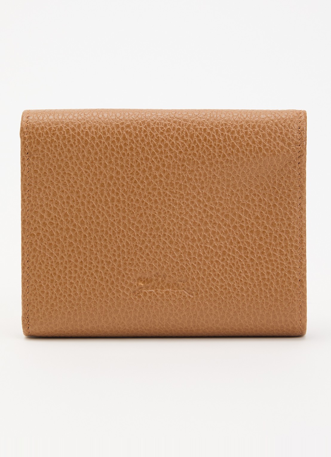 Longchamp Le Foulonné portemonnee van leer - achterkant camel