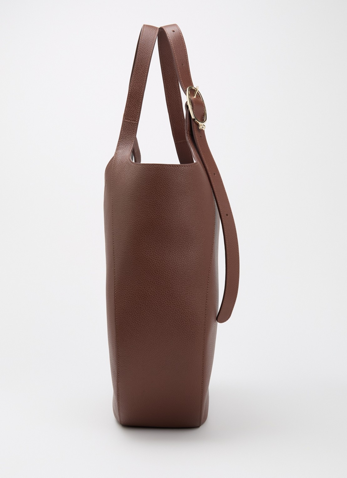 Longchamp Le Foulonné shopper XL van leer - detail 5 bruin