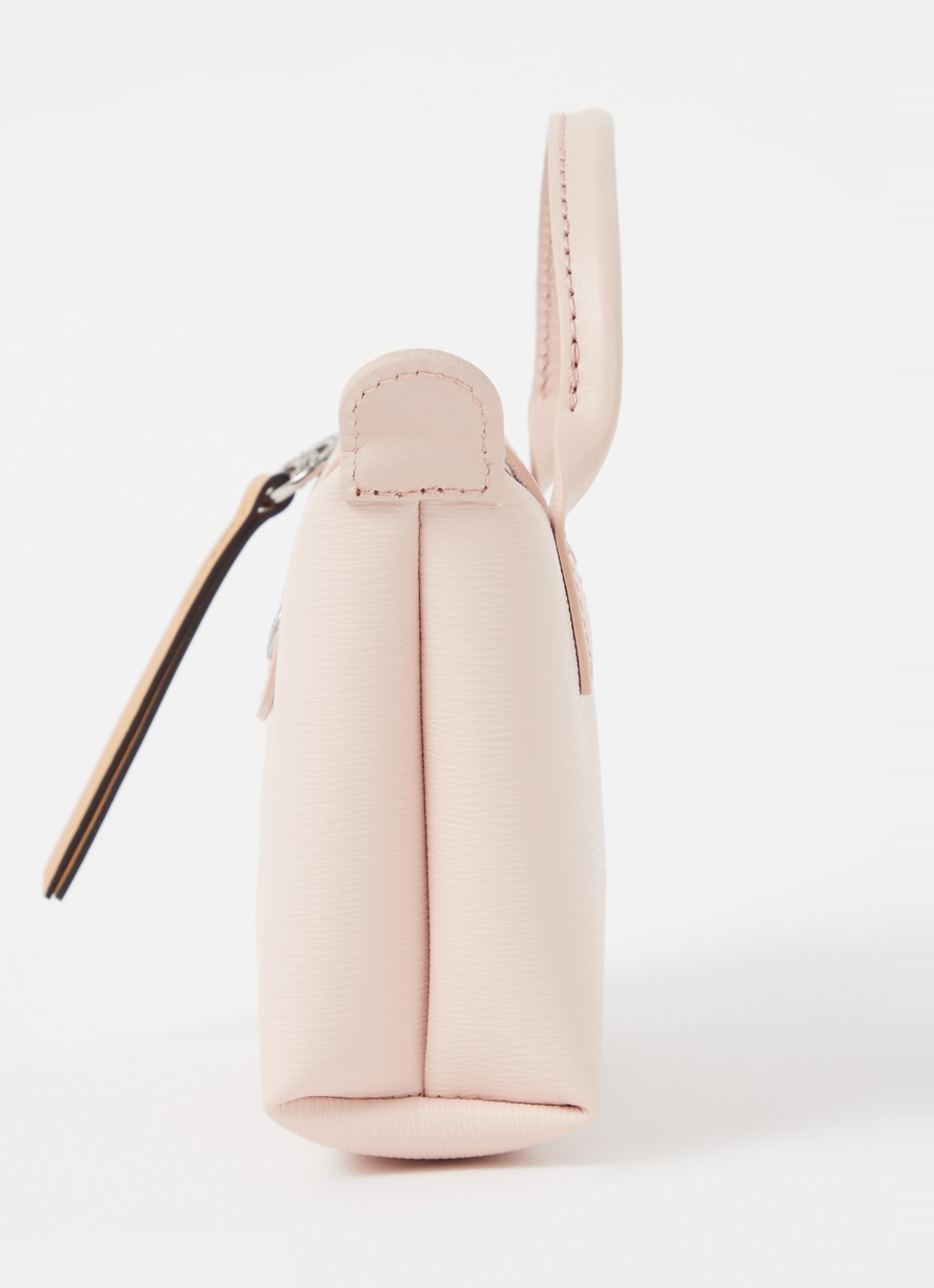 Longchamp Le Pliage City mini handtas met leren details - detail 3 oudroze