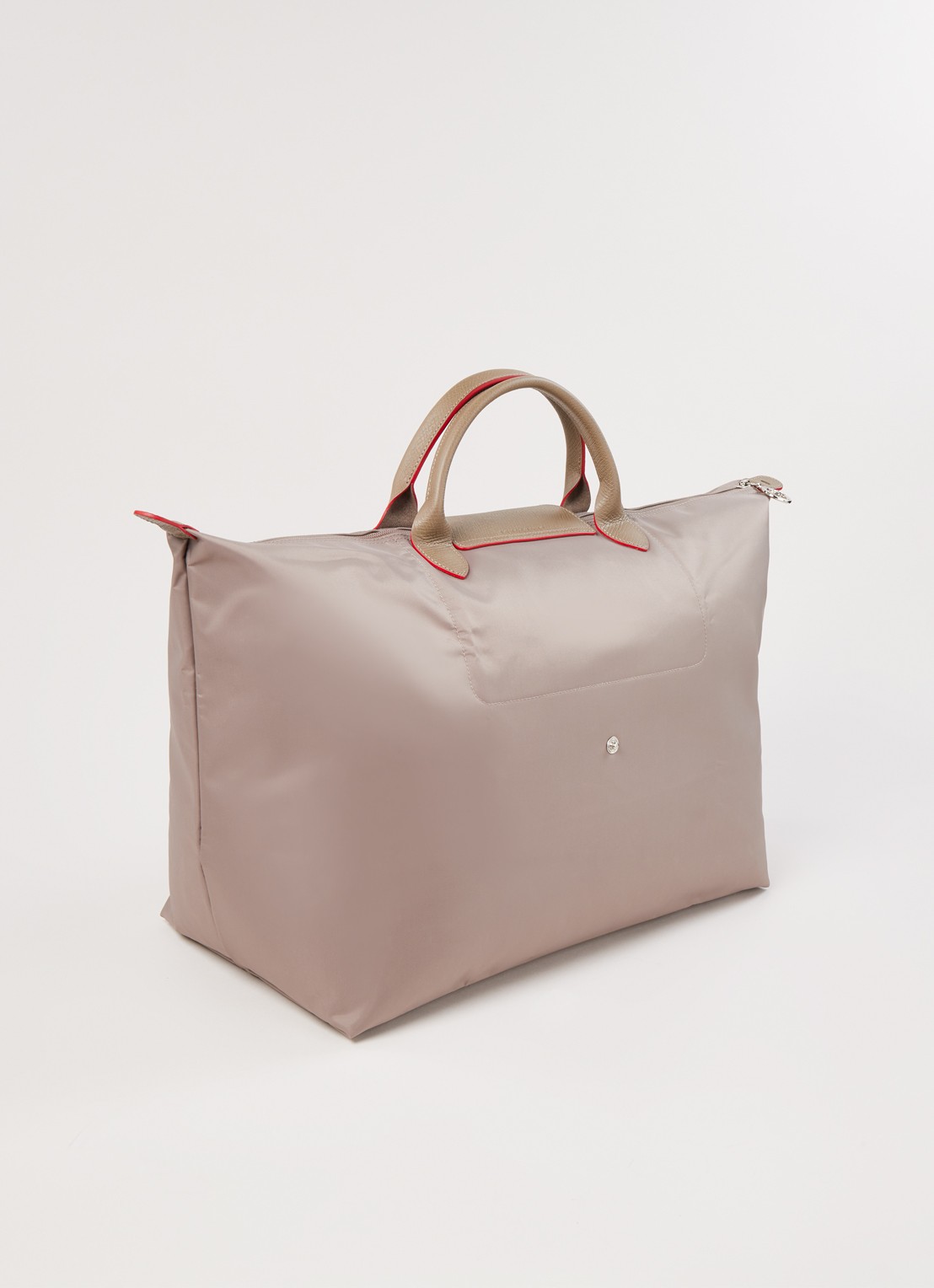 Longchamp Le Pliage Club reistas L met leren details - detail 3 lever