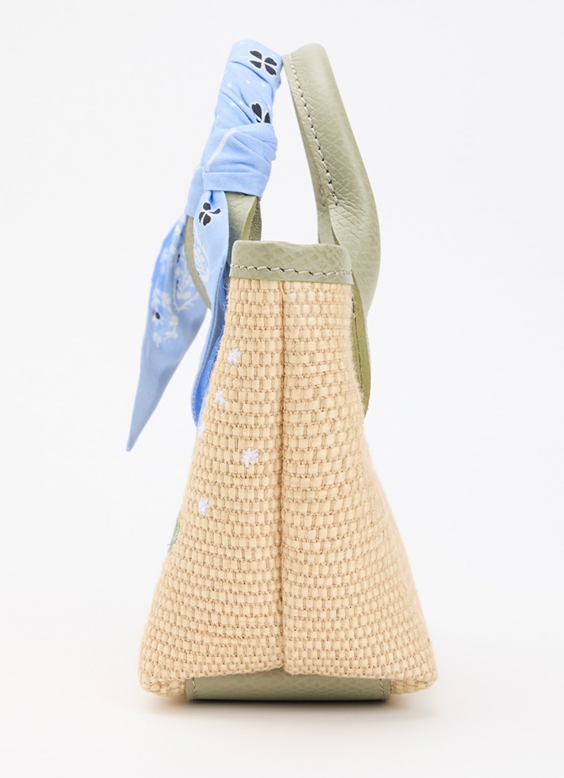 Longchamp Le Pliage Collection handtas XS met leren details en afneembare schouderriem - detail 3 groen