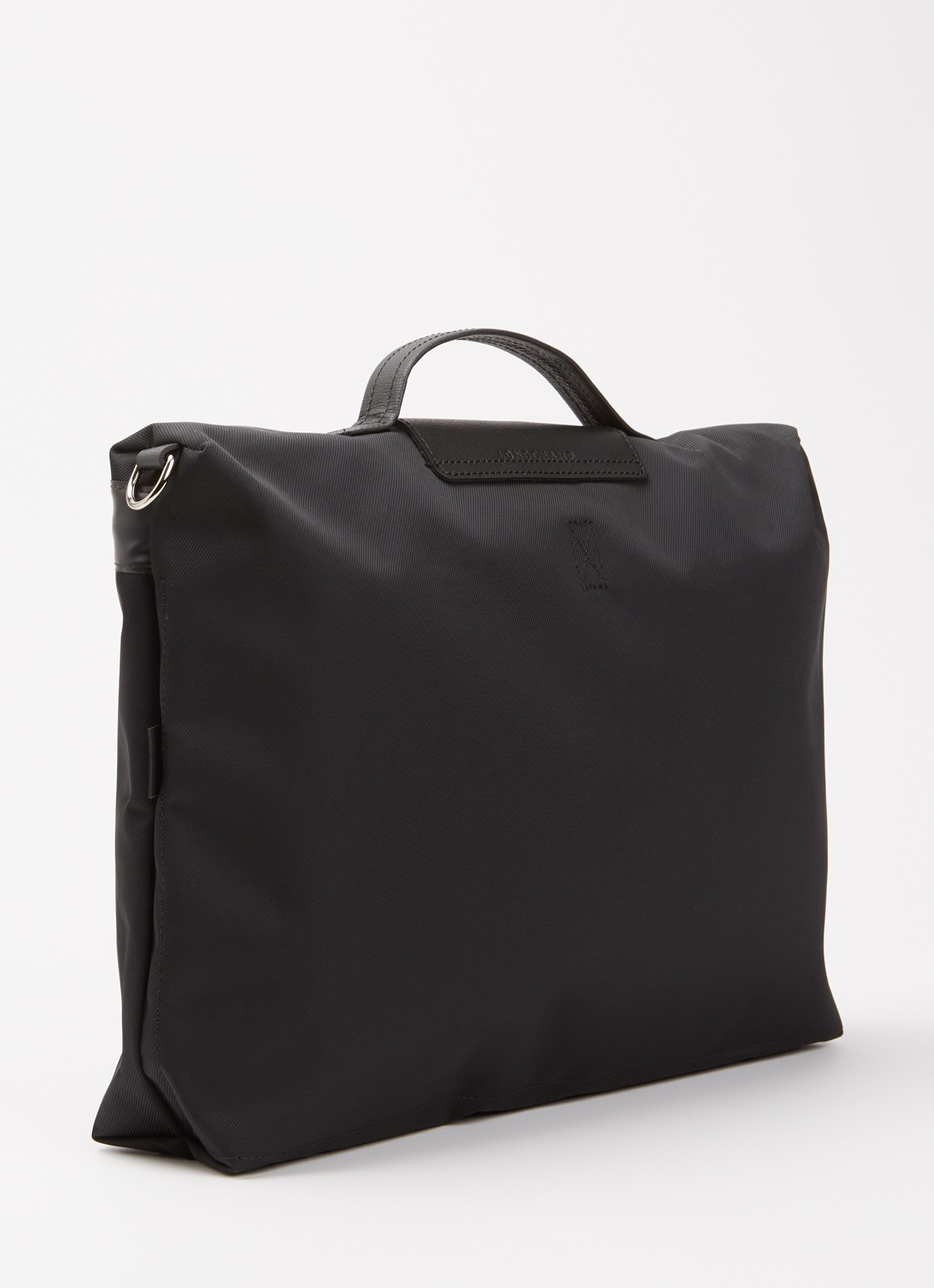 Longchamp Le Pliage Energy businesstas met leren details en 14-inch laptopvak - achterkant zwart