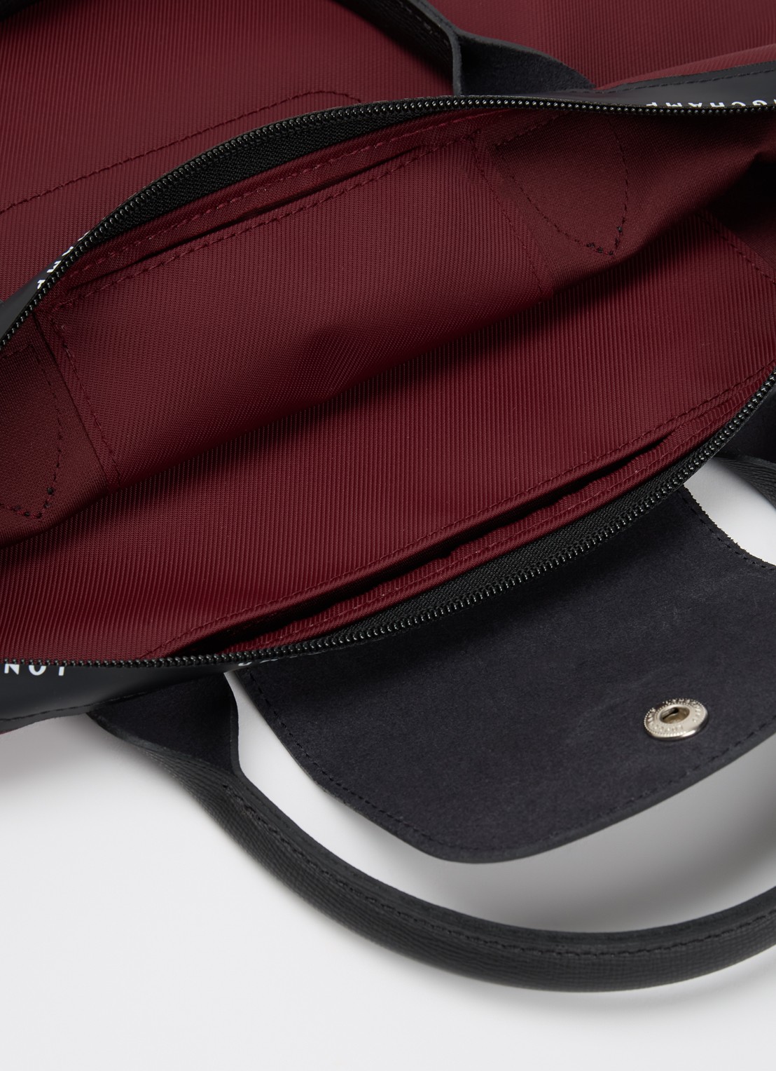 Longchamp Le Pliage Energy handtas S met leren details - detail 4 bordeauxrood