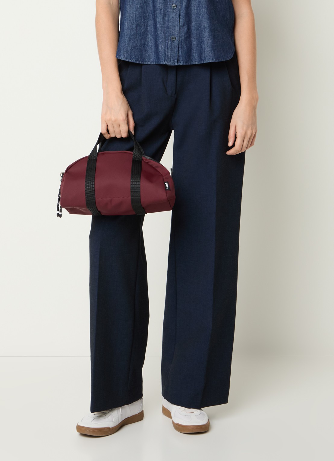 Longchamp Le Pliage Energy handtas XS met afneembare schouderriem - voorkant 3 donkerrood