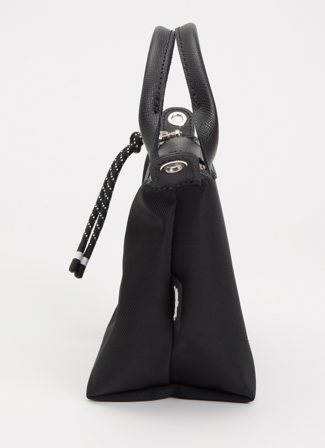 Longchamp Le Pliage Energy handtas XS met leren details - detail 3 zwart