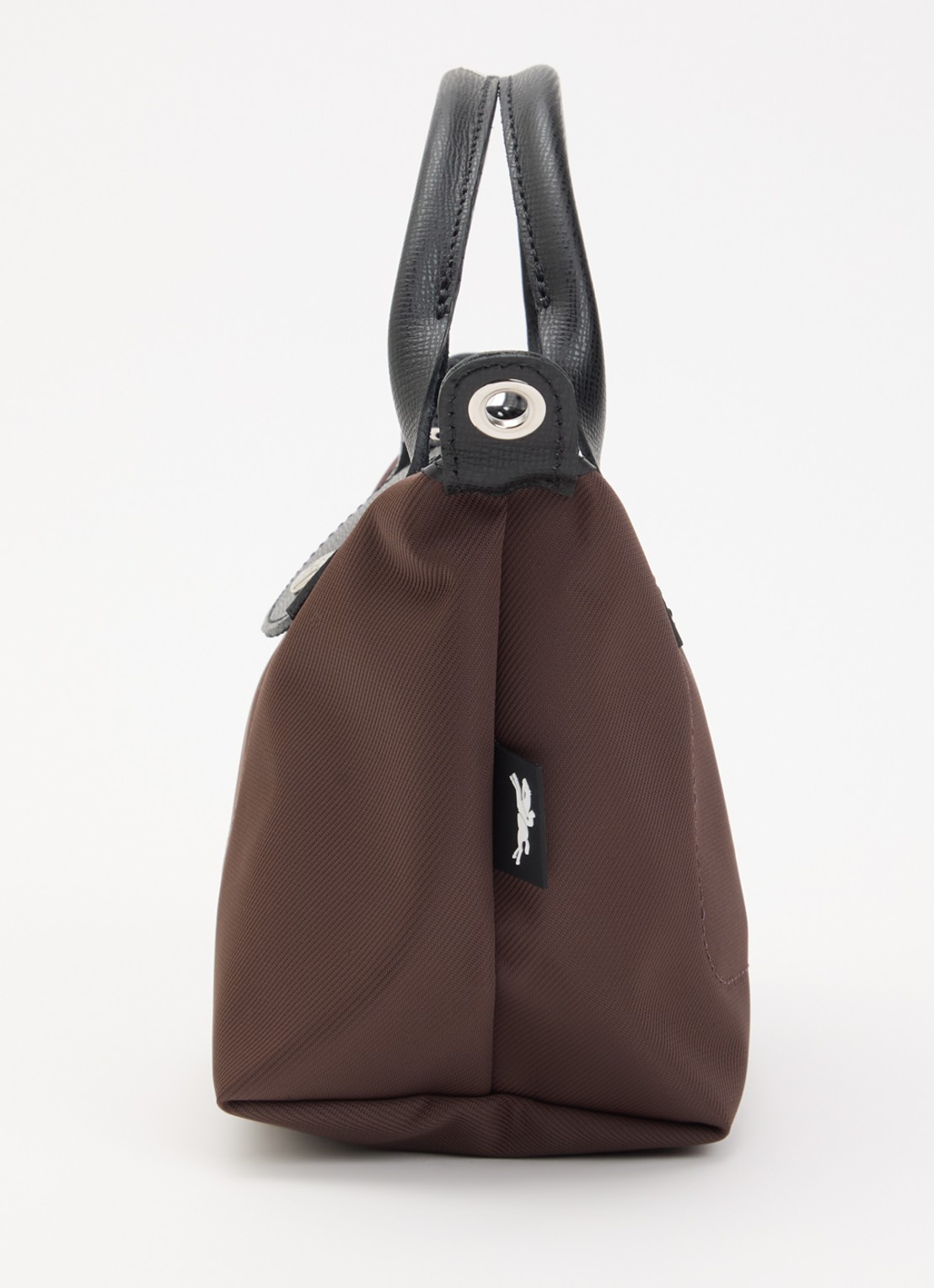 Longchamp Le Pliage Energy handtas XS met leren details - detail 4 donkerbruin