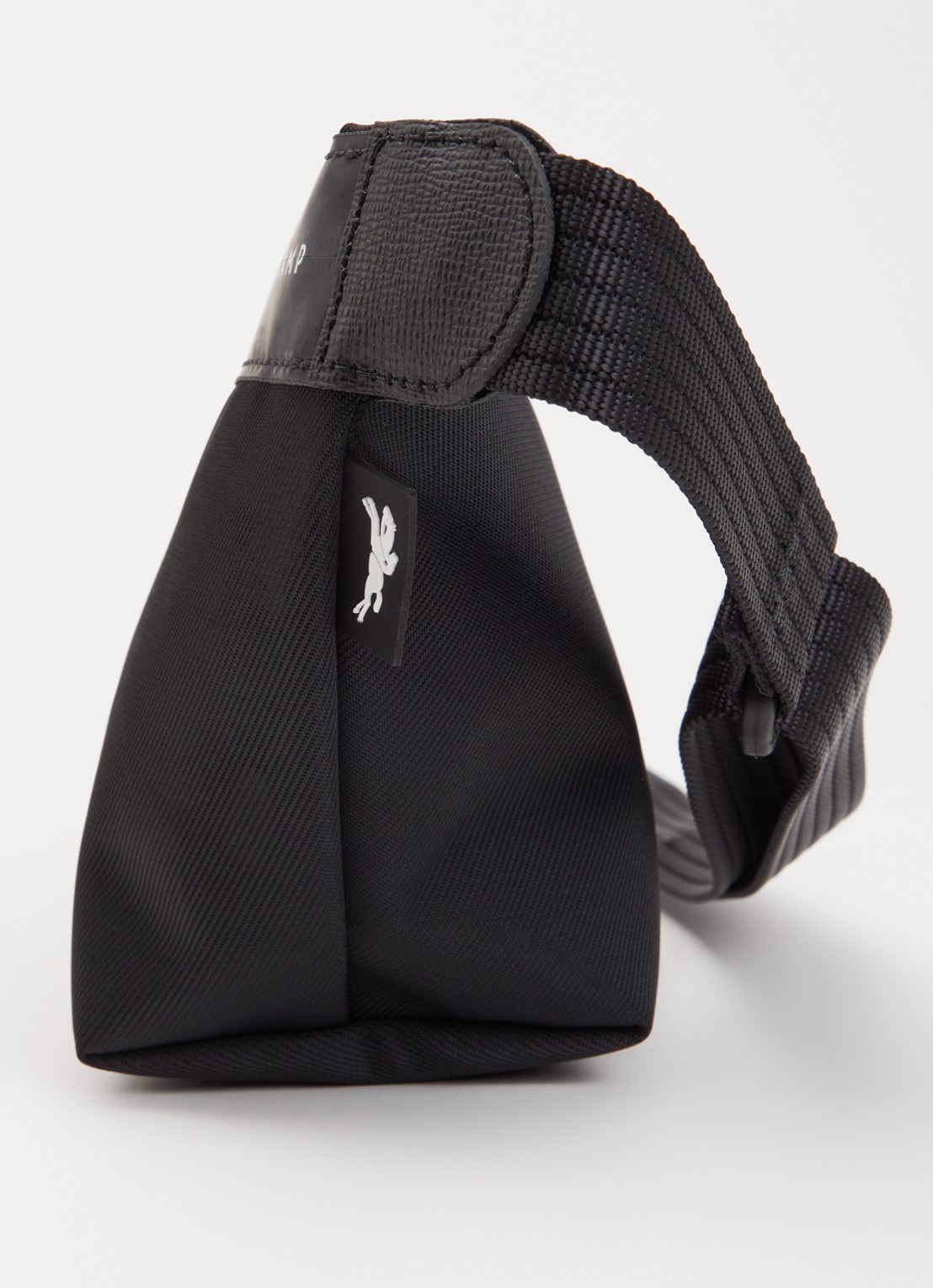 Longchamp Le Pliage Energy heuptas M met leren details - detail 5 zwart
