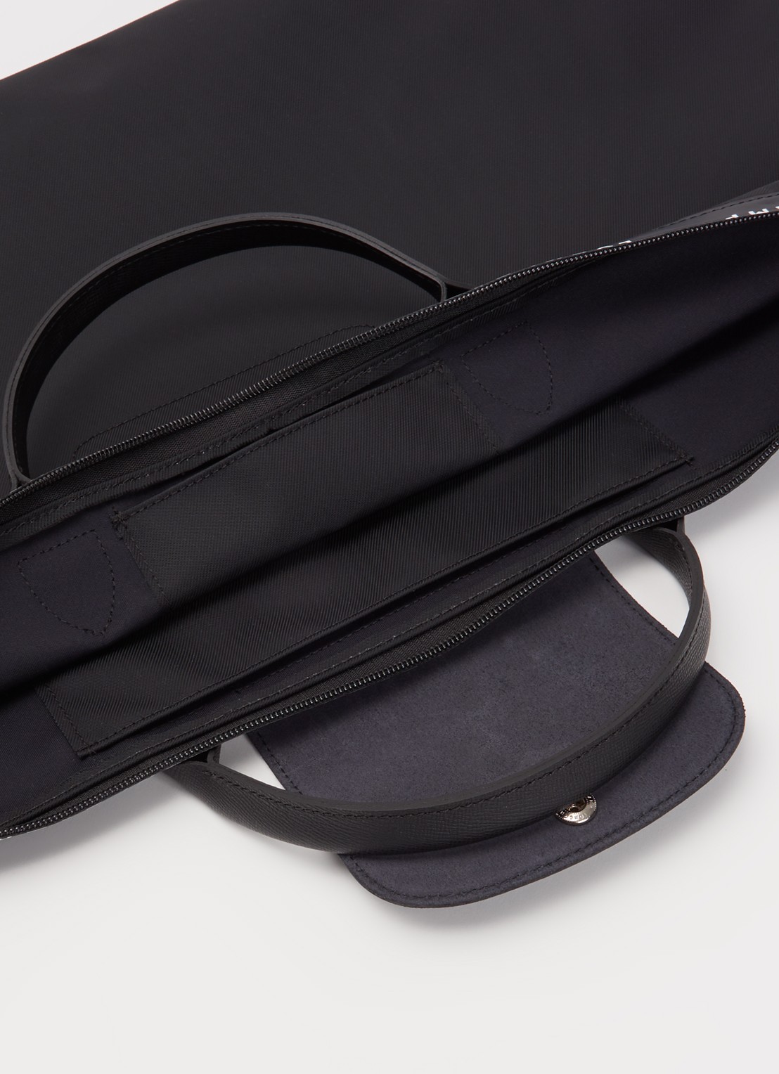 Longchamp Le Pliage Energy reistas L met leren details - detail 5 zwart