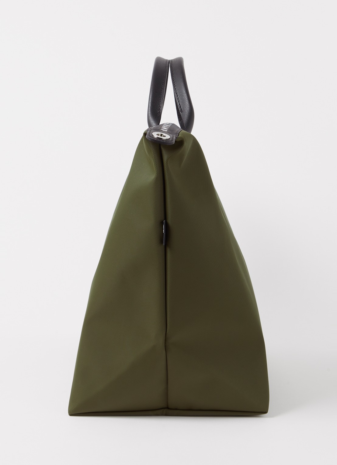 Longchamp Le Pliage Energy reistas L met leren details - detail 3 legergroen