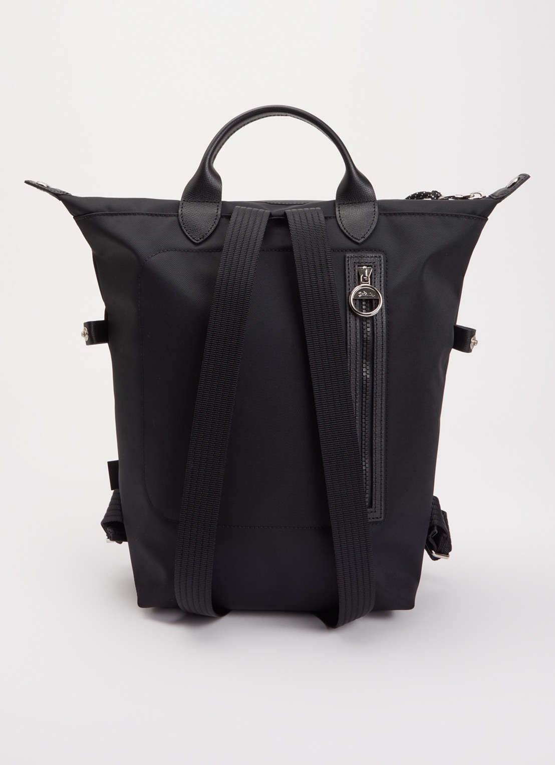Longchamp Le Pliage Energy rugzak van canvas  - achterkant zwart