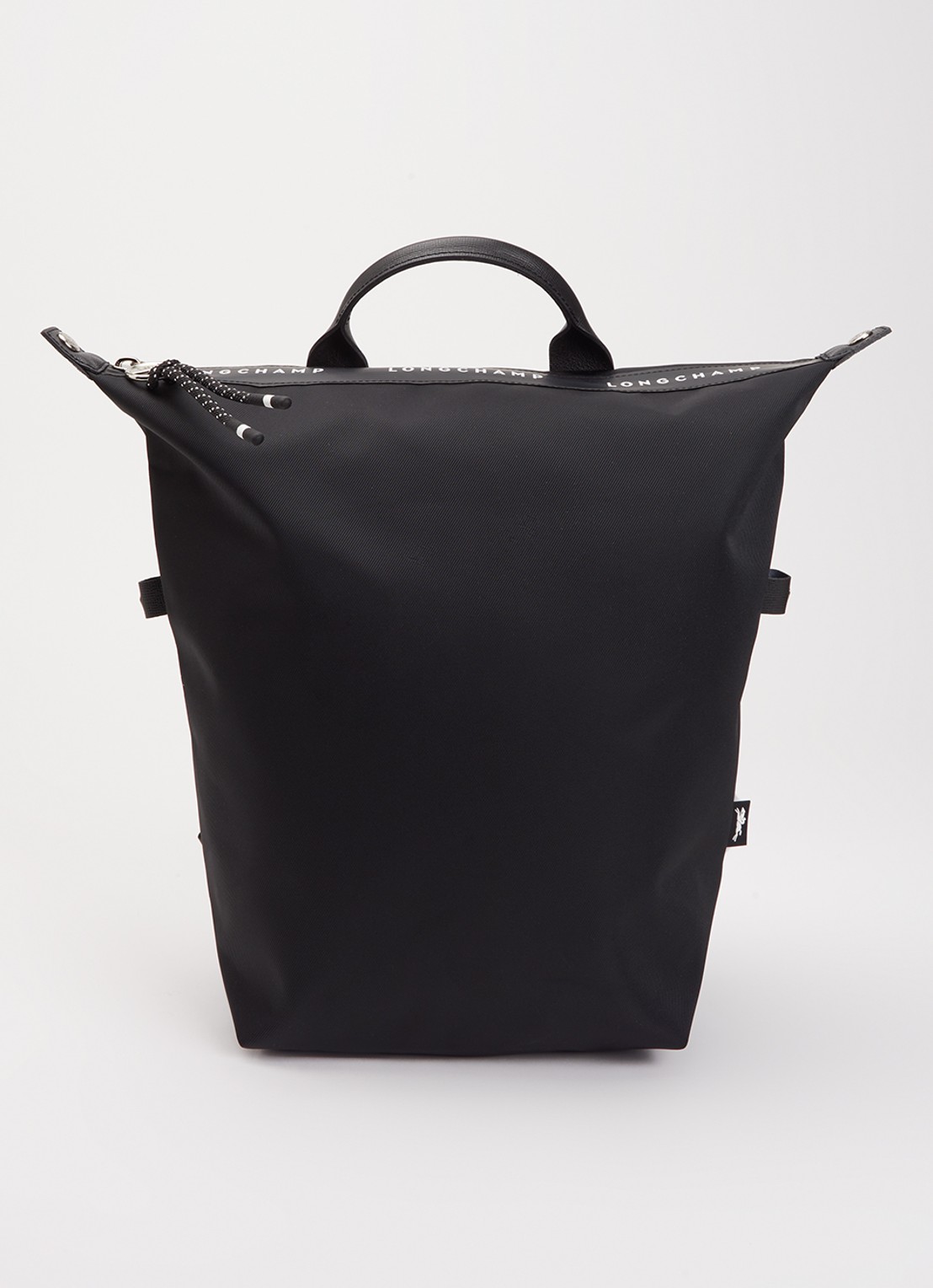 Longchamp Le Pliage Energy rugzak van canvas  - voorkant 2 zwart