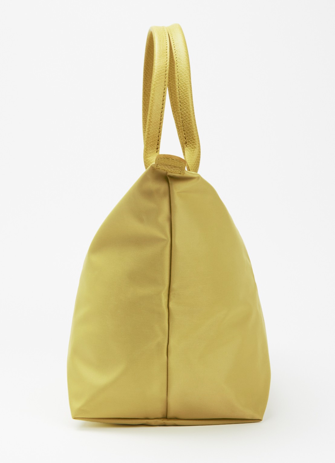 Longchamp Le Pliage One handtas L met leren details - detail 5 lindegroen