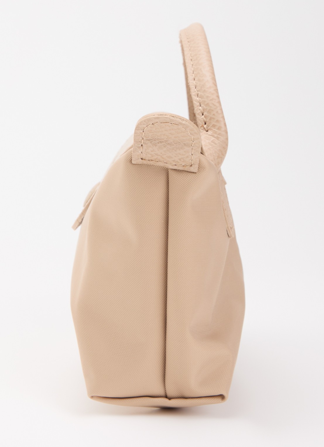 Longchamp Le Pliage One handtas met leren details - detail 3 beige
