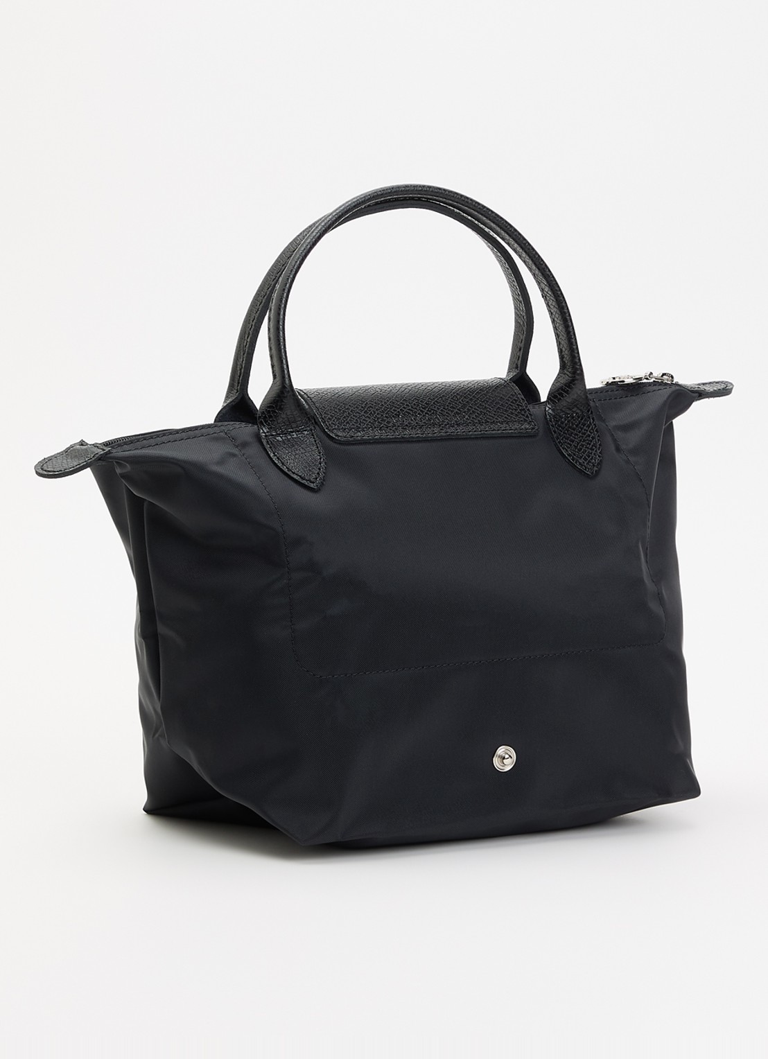 Longchamp Le Pliage One handtas S met leren details - achterkant zwart