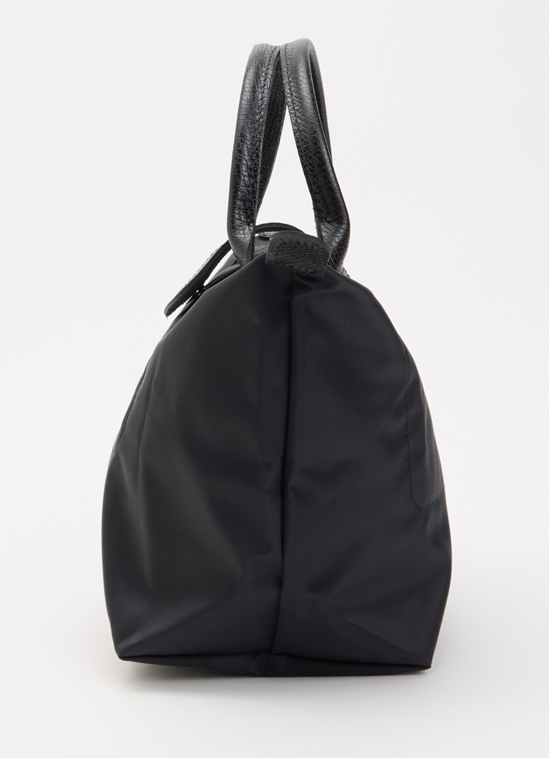 Longchamp Le Pliage One handtas S met leren details - detail 3 zwart
