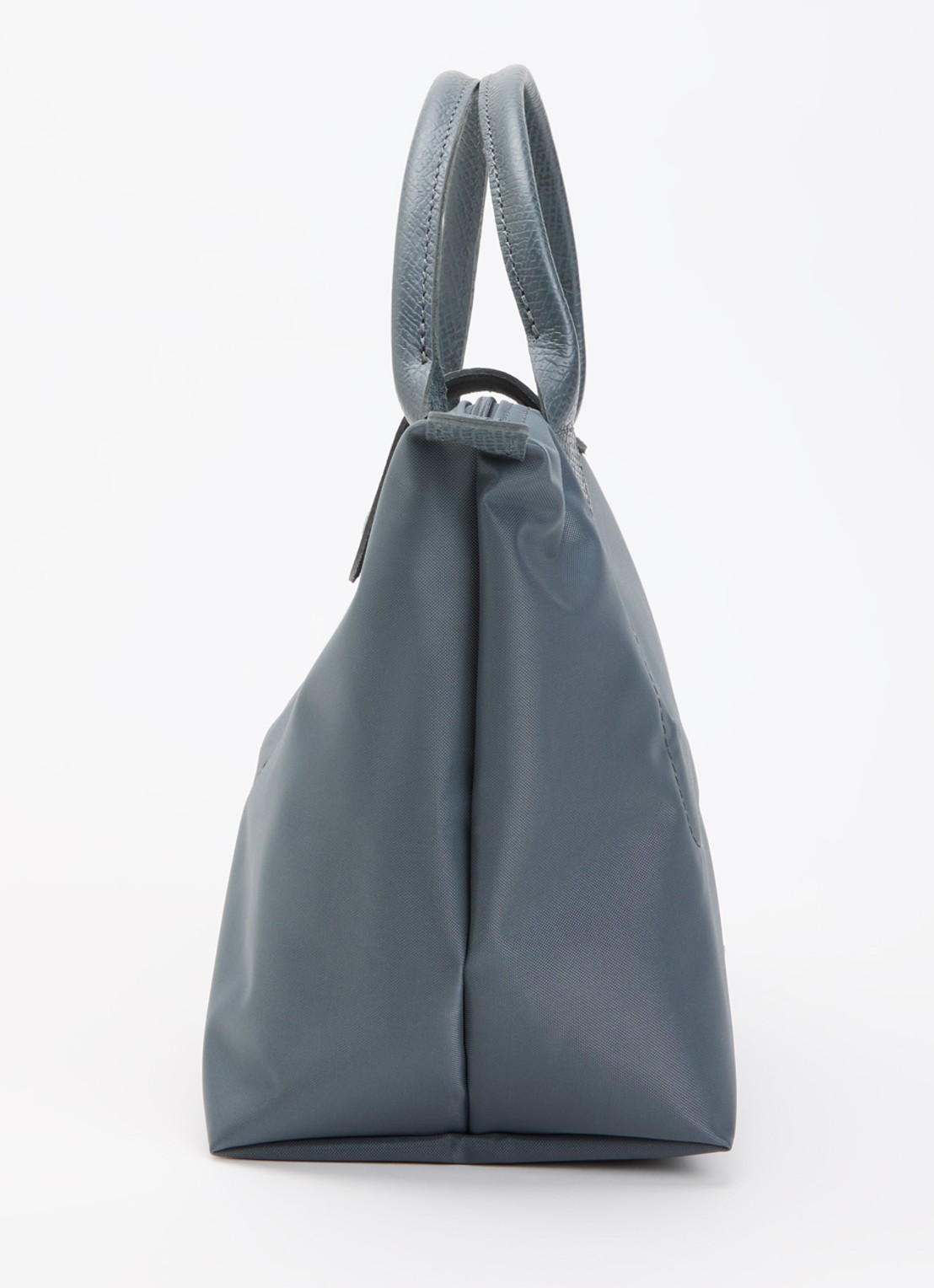 Longchamp Le Pliage One handtas S met leren details - detail 2 antraciet
