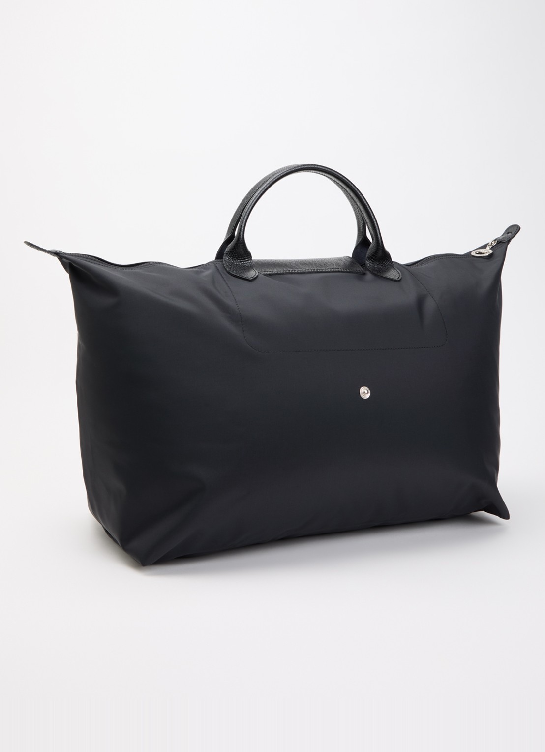 Longchamp Le Pliage One reistas L met leren details - achterkant zwart