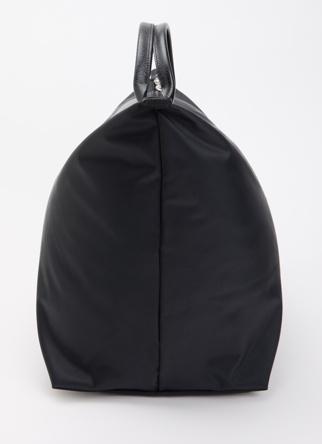 Longchamp Le Pliage One reistas L met leren details - detail 3 zwart