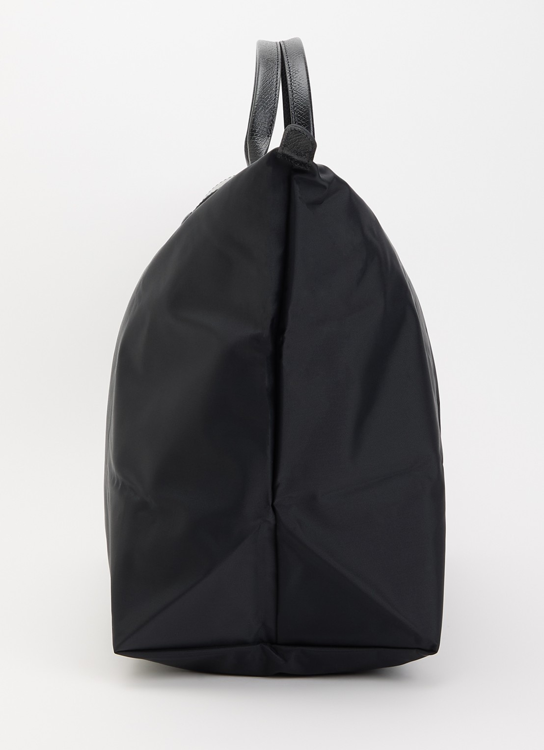 Longchamp Le Pliage One reistas XL met leren details - detail 3 zwart