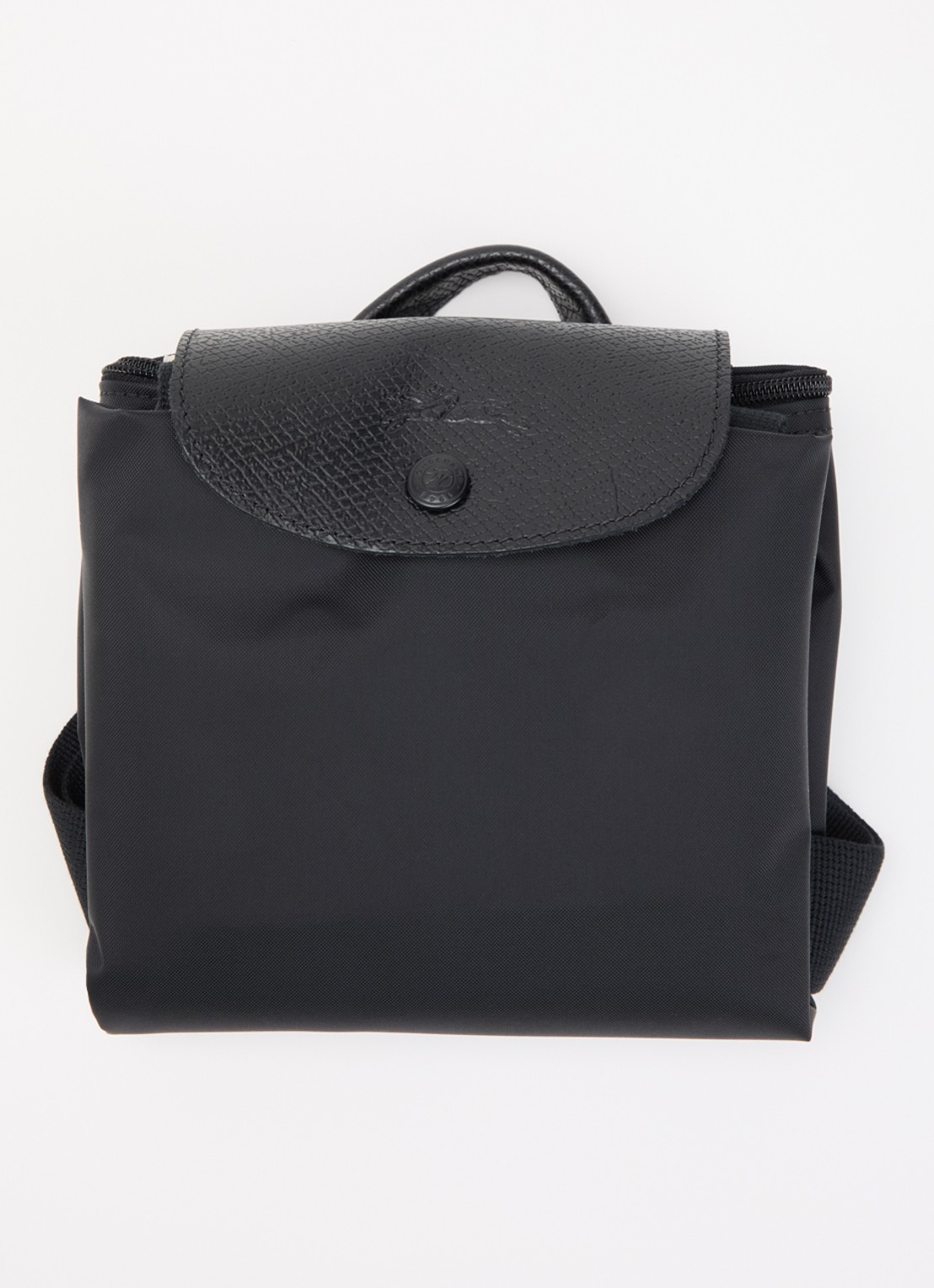 Longchamp Le Pliage One rugzak M met leren details - detail 2 zwart