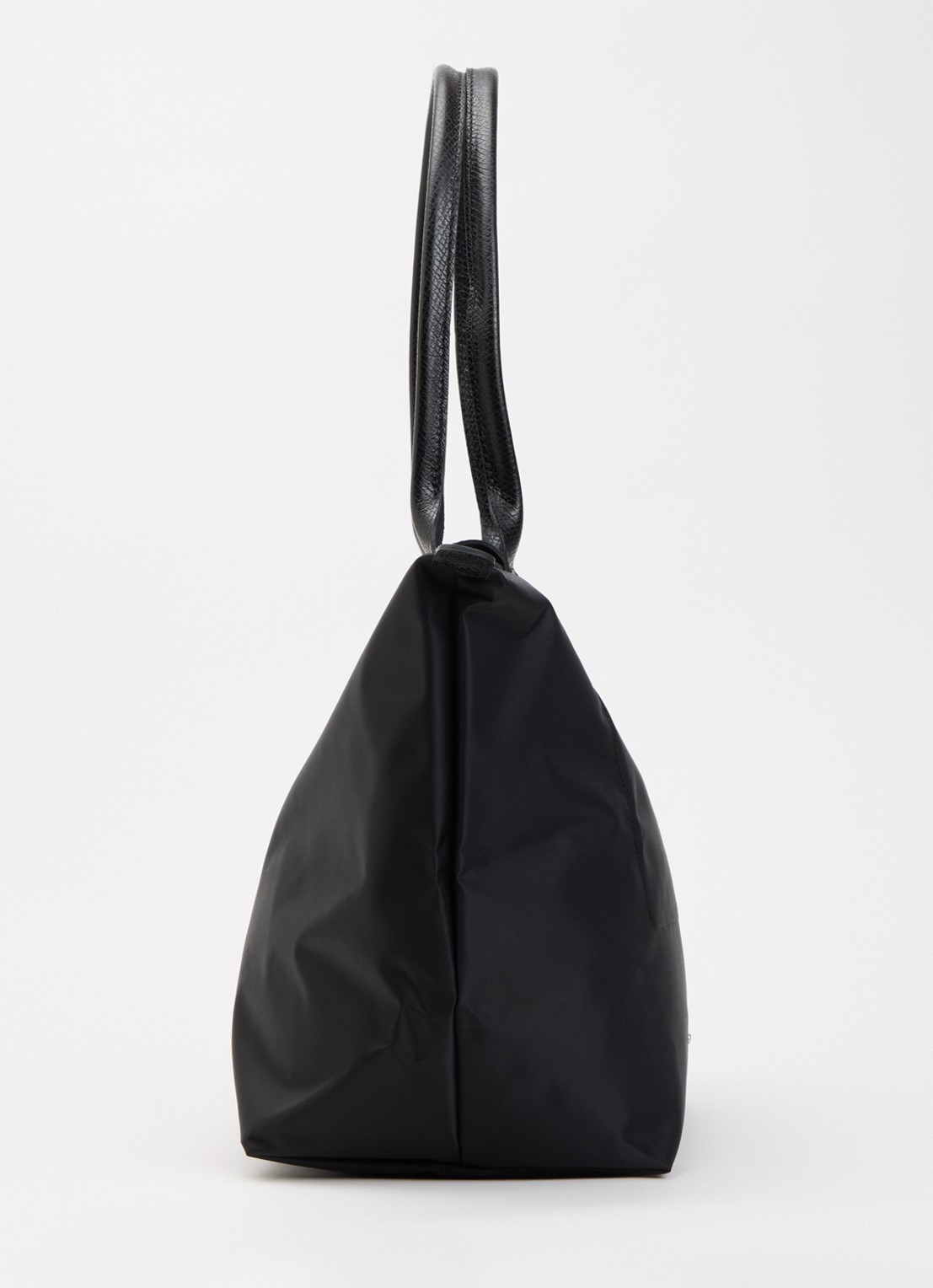 Longchamp Le Pliage One schoudertas L met leren details - detail 5 zwart