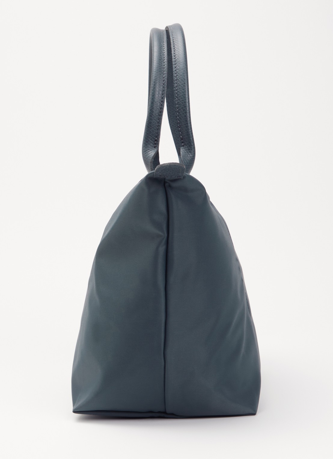 Longchamp Le Pliage One schoudertas L met leren details - detail 2 antraciet