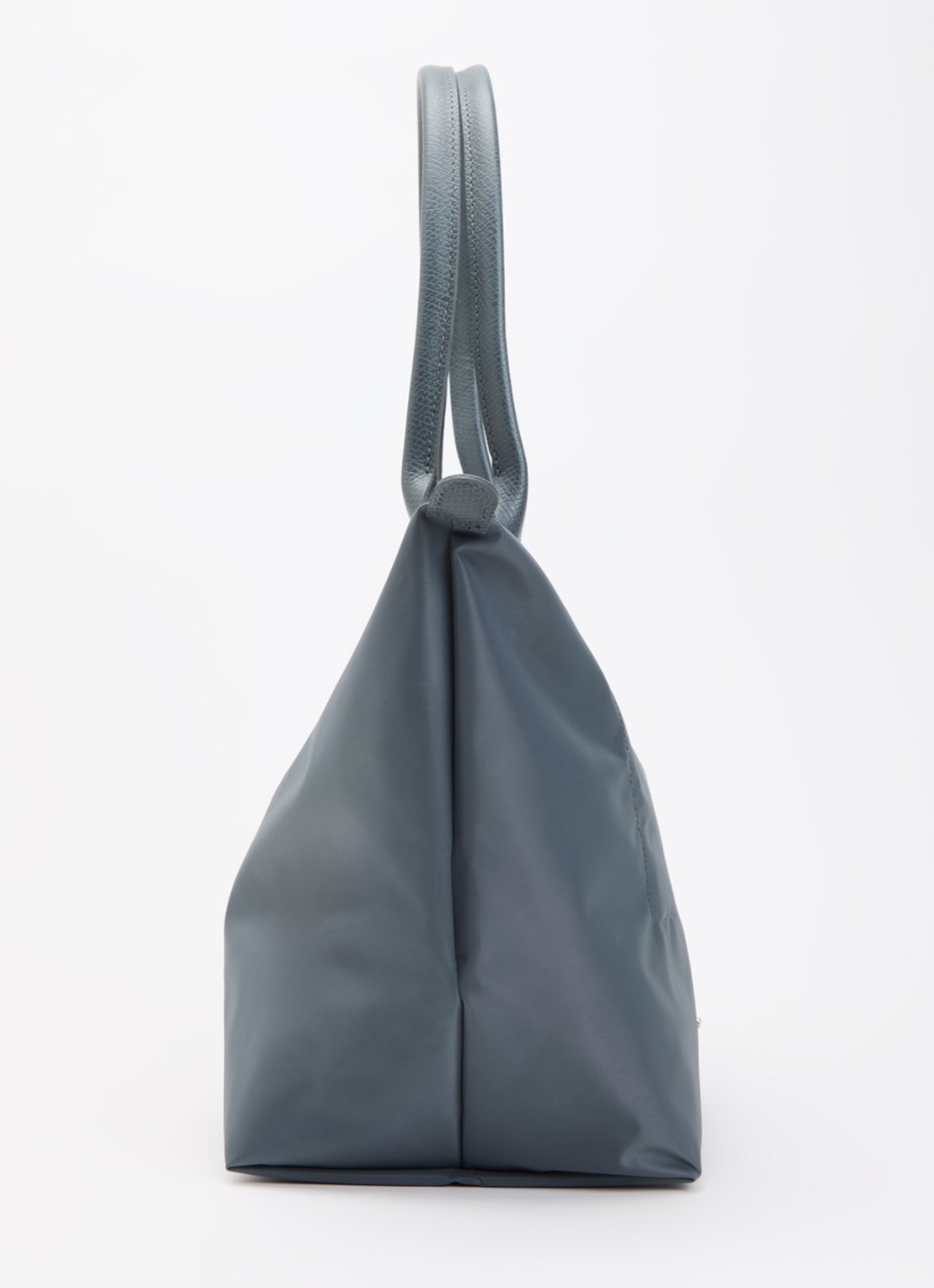 Longchamp Le Pliage One schoudertas L met leren details - detail 2 antraciet