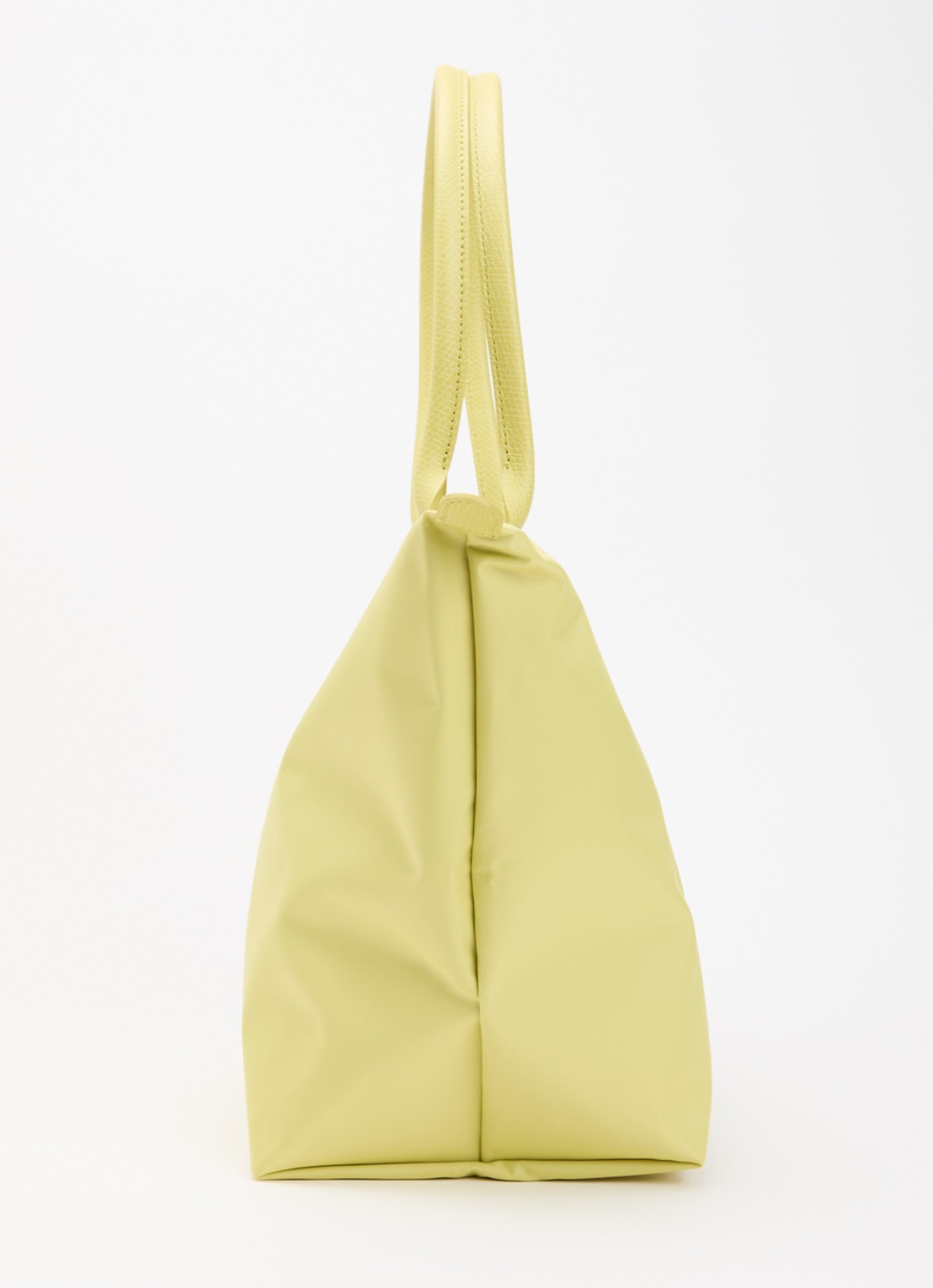 Longchamp Le Pliage One schoudertas L met leren details - detail 5 lime
