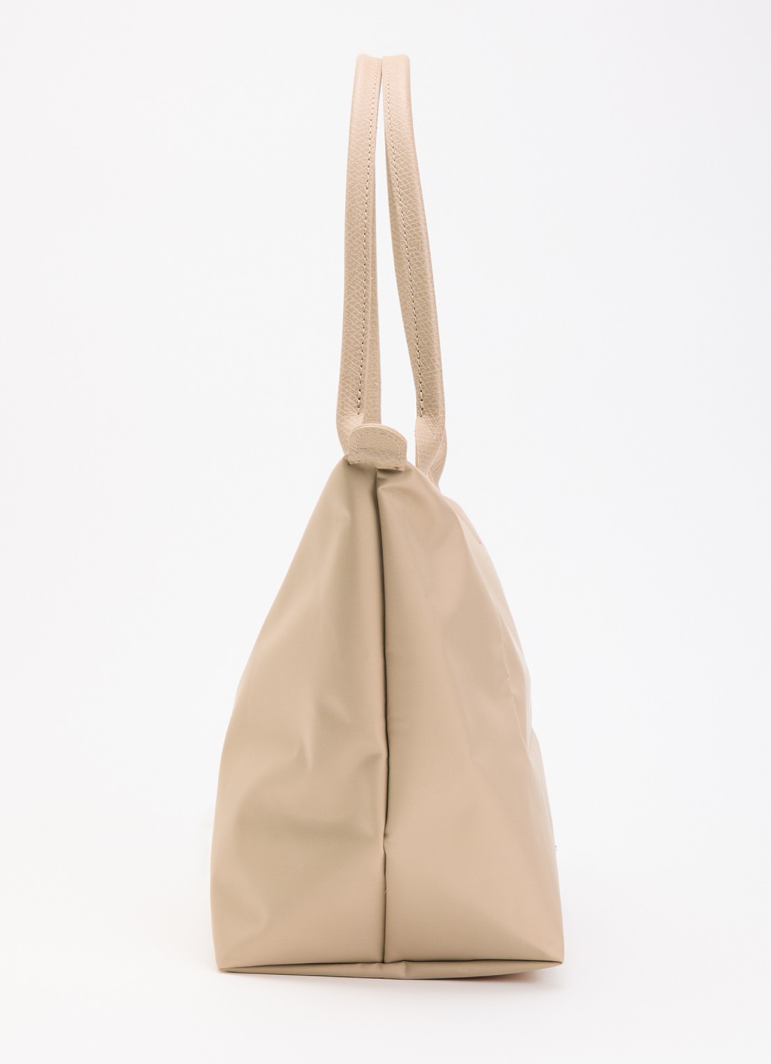 Longchamp Le pliage One schoudertas M met details van leer - detail 2 beige