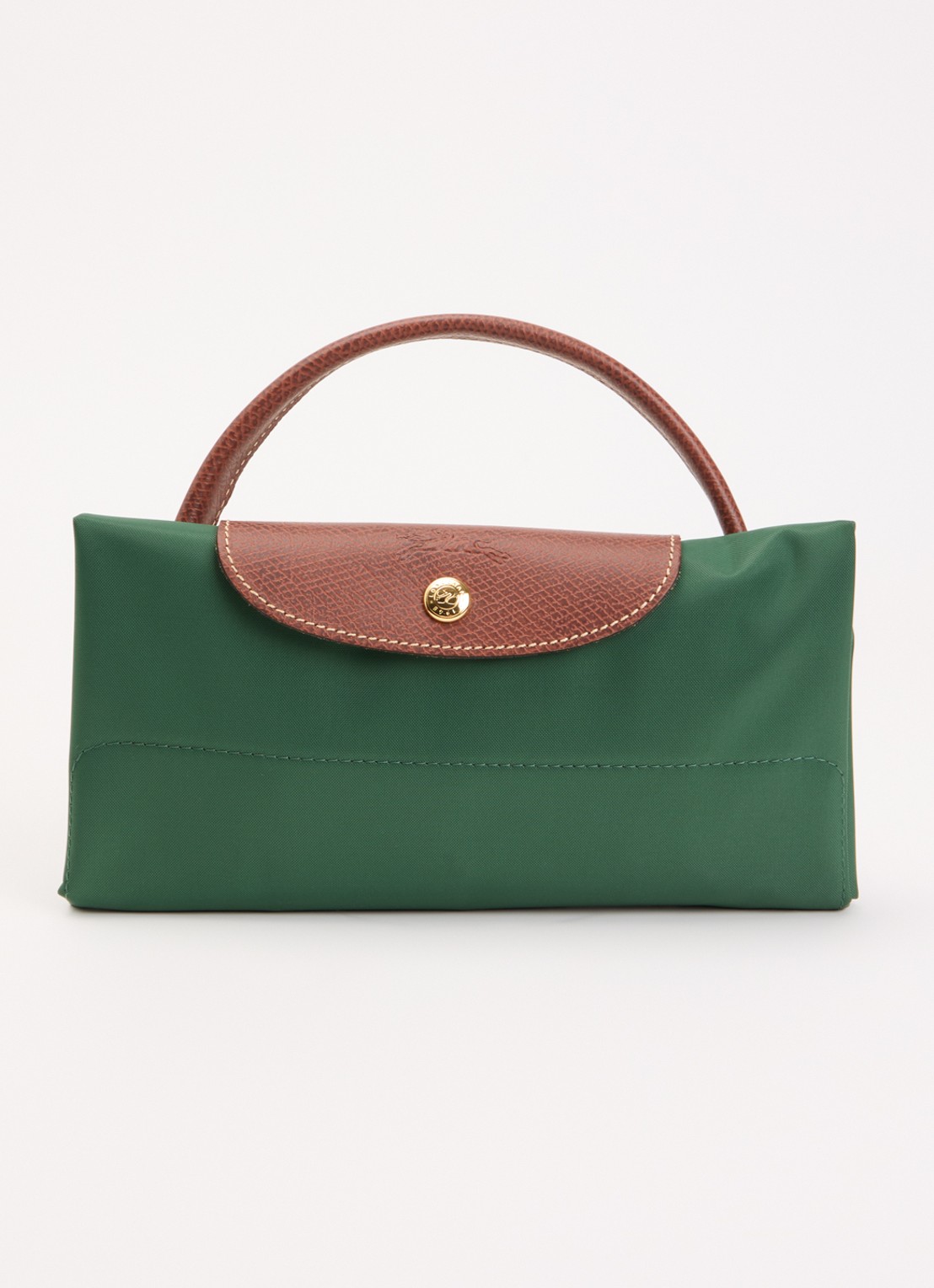 Longchamp Le Pliage Original reistas L met leren details - detail 5 groen