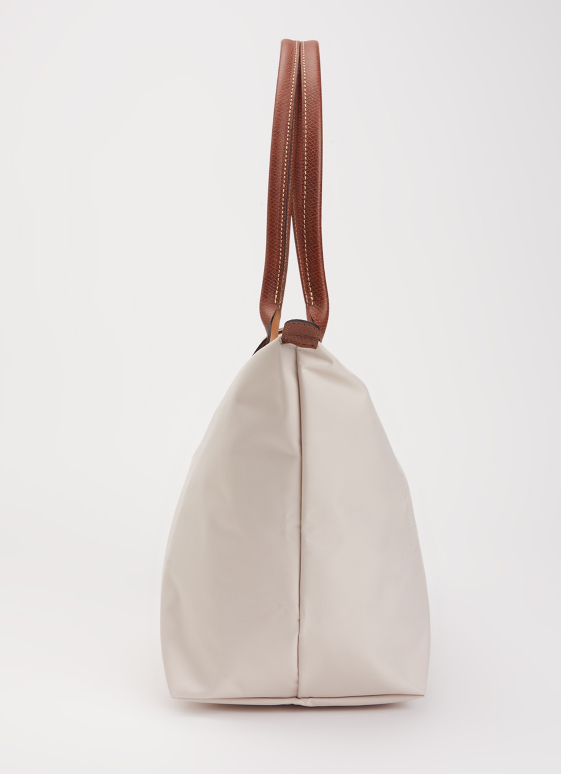 Longchamp Le Pliage Original schoudertas L met leren details - detail 5 creme
