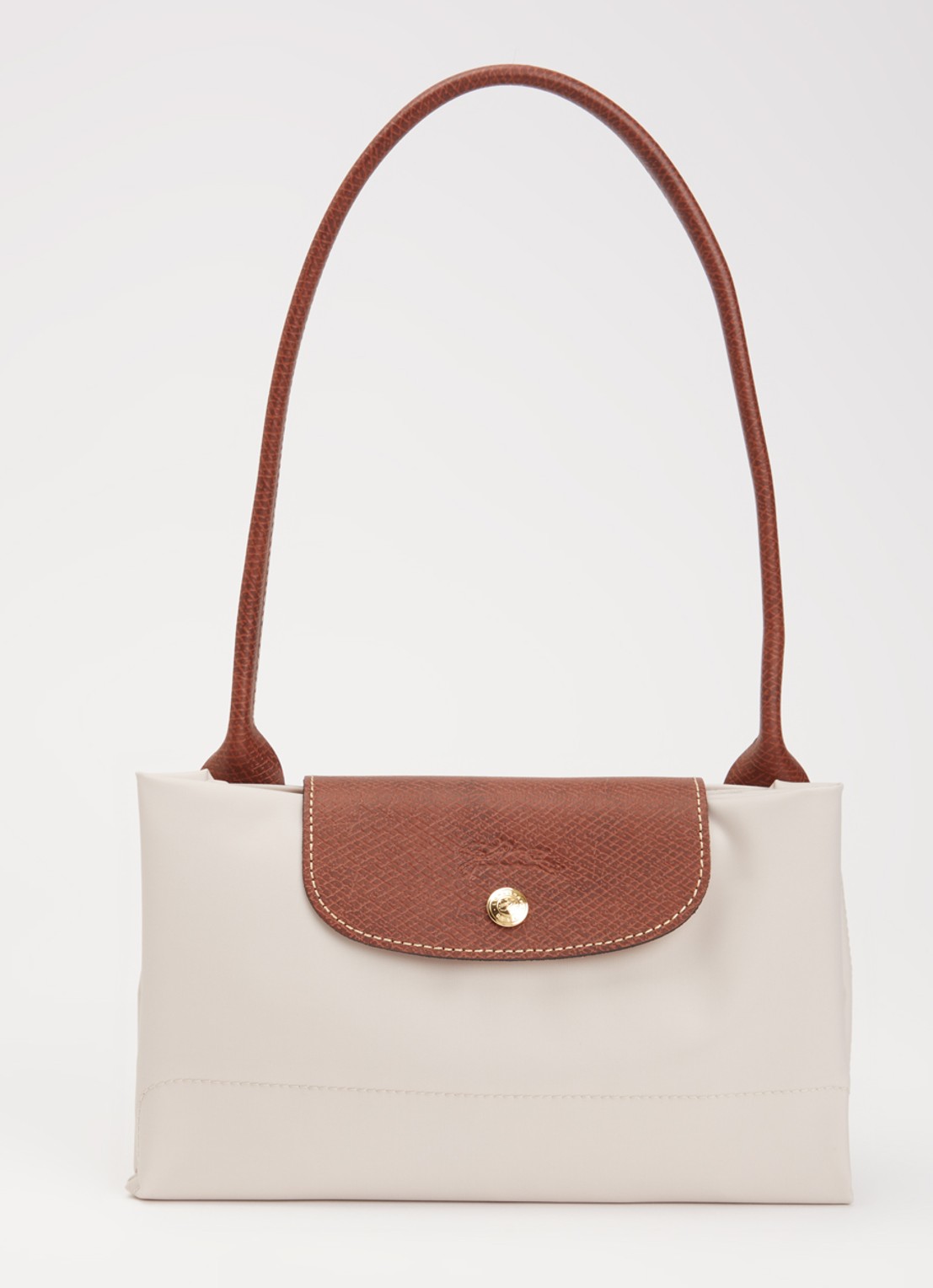 Longchamp Le Pliage Original schoudertas L met leren details - detail 6 creme