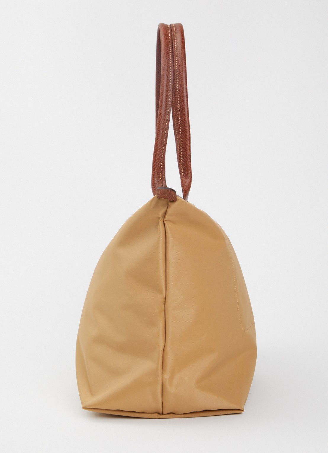Longchamp Le Pliage Original schoudertas L met leren details - detail 4 camel