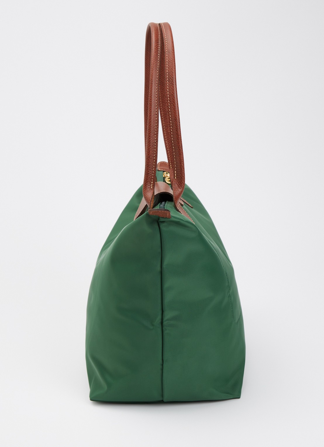 Longchamp Le Pliage Original schoudertas L met leren details - detail 2 groen