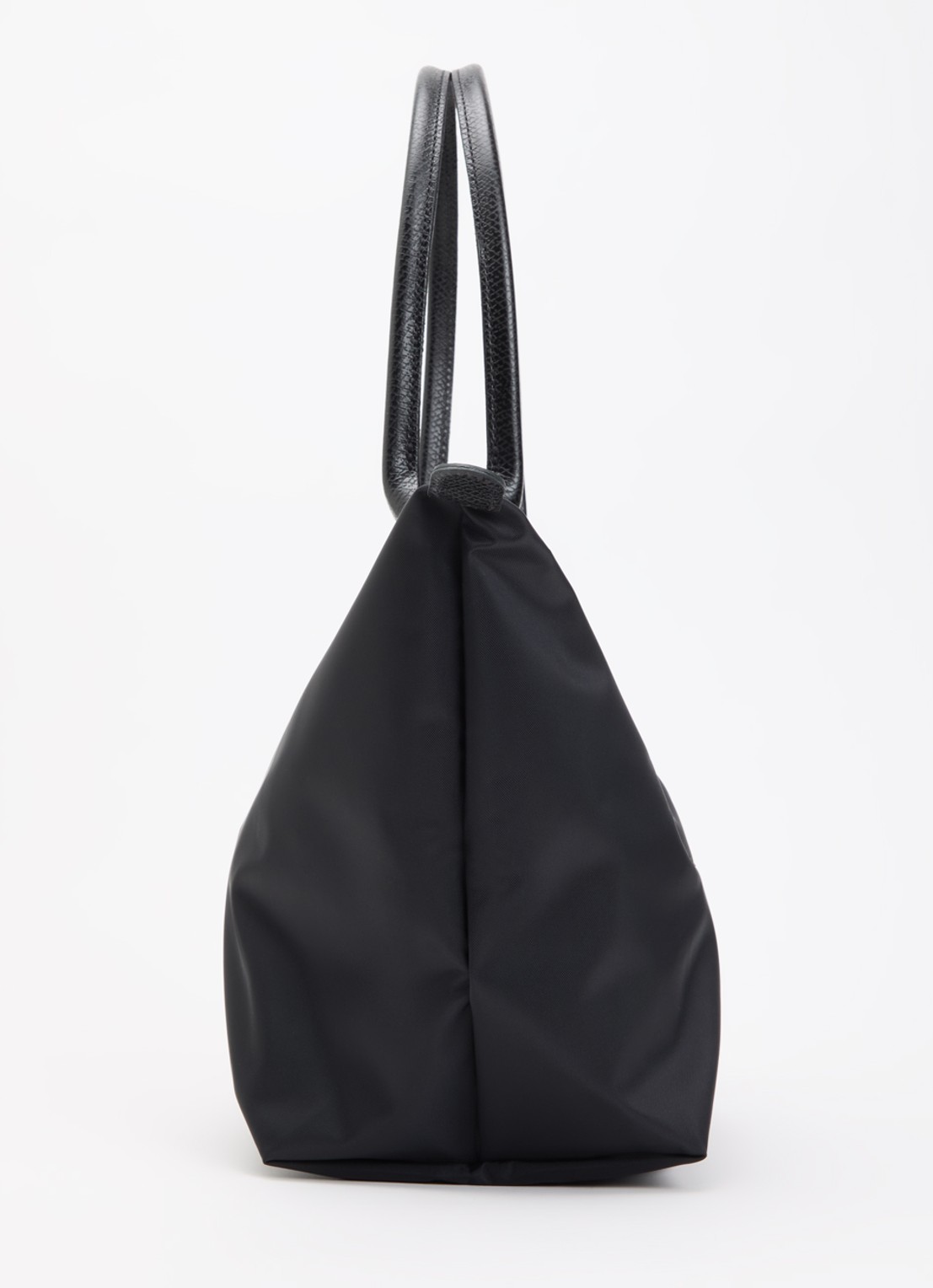 Longchamp Le Pliage Original schoudertas M met details van leer - detail 2 zwart
