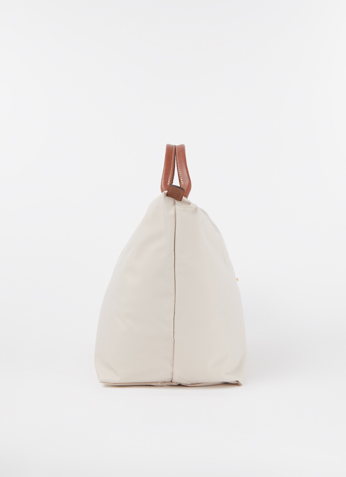 Longchamp Le Pliage reistas L met leren details - detail 5 creme