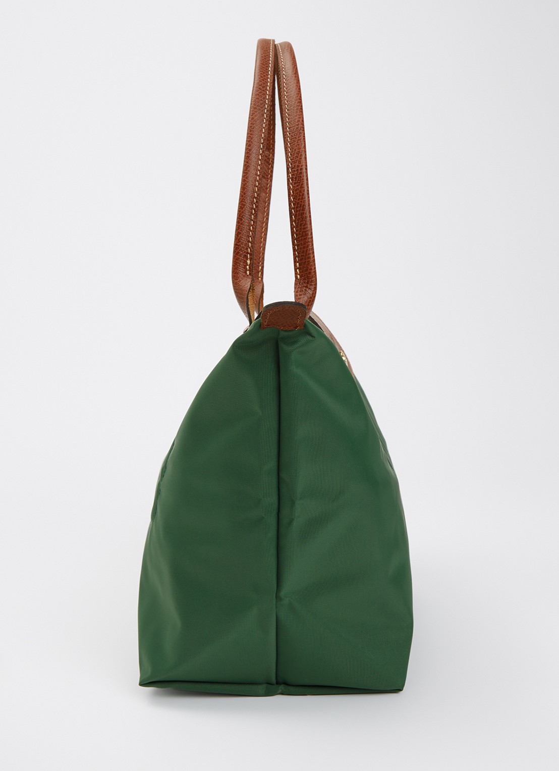 Longchamp Le Pliage schoudertas M met leren details - detail 5 groen