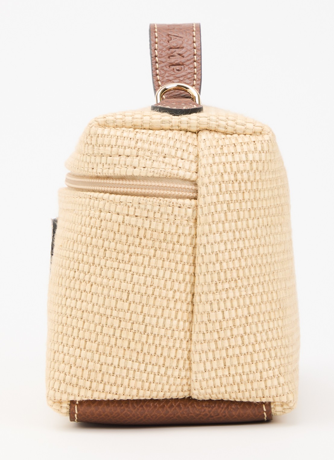 Longchamp  Le Pliage XS crossbody tas met afneembare schouderriem en leren details - detail 4 bruin