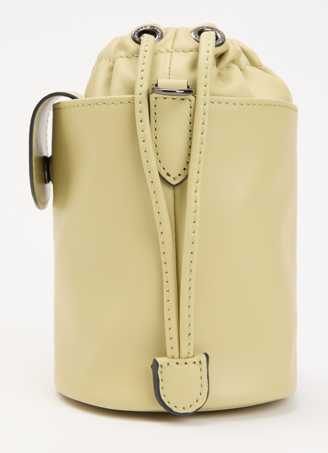 Longchamp Le Pliage Xtra crossbodytas XS van leer - detail 2 groen