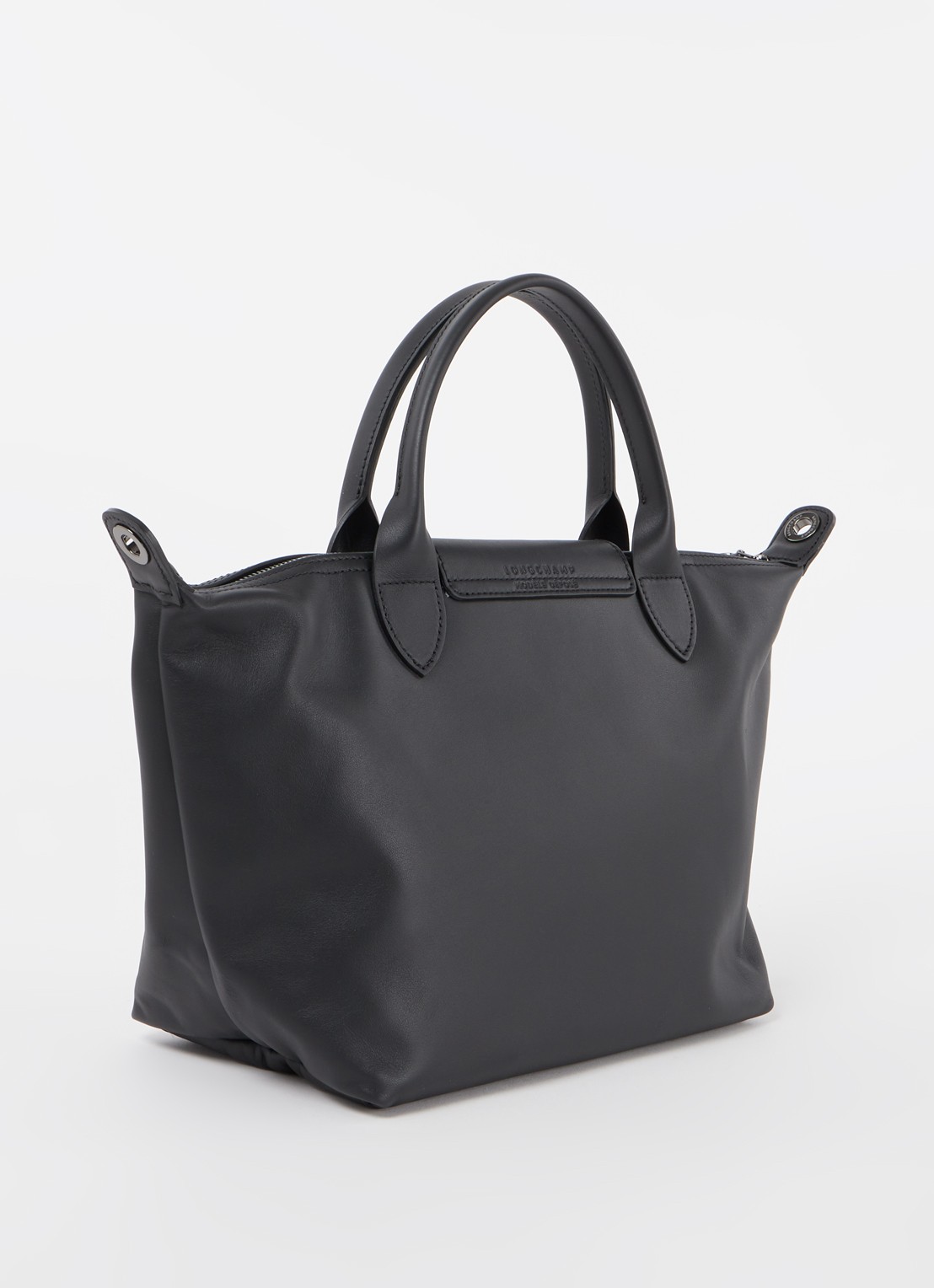 Longchamp Le Pliage Xtra S handtas van leer met afneembare schouderriem - achterkant 5 zwart