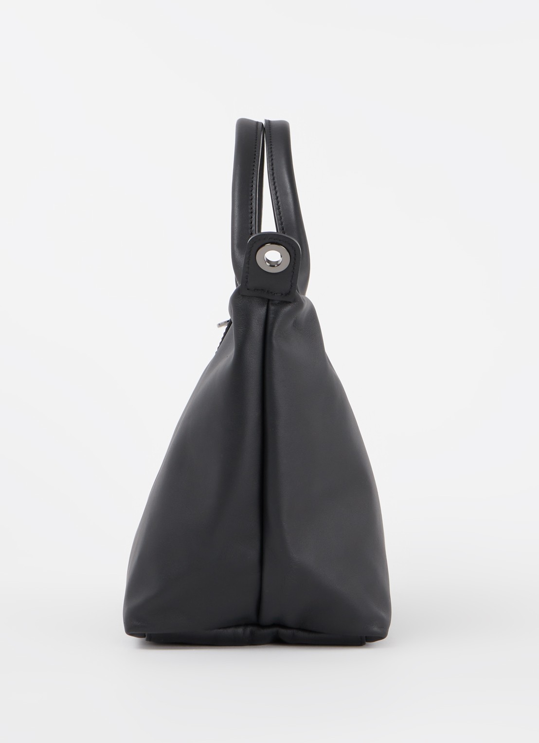 Longchamp Le Pliage Xtra S handtas van leer met afneembare schouderriem - detail 2 zwart