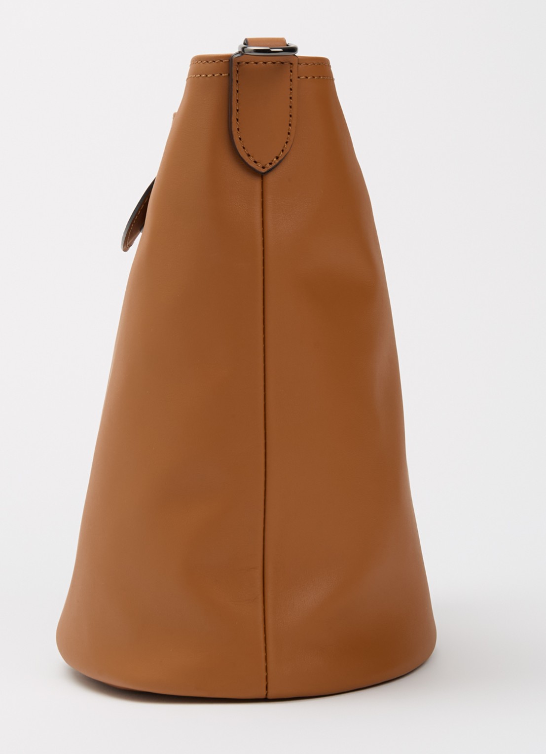 Longchamp Le Pliage Xtra schoudertas M van leer - detail 5 cognac