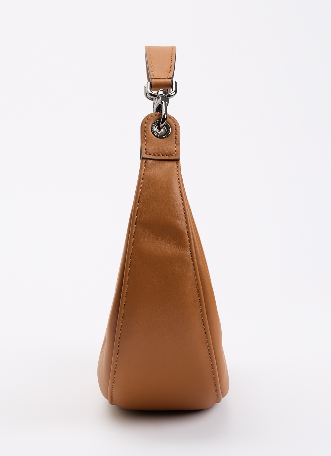 Longchamp Le Pliage Xtra schoudertas S van leer - detail 2 roestbruin