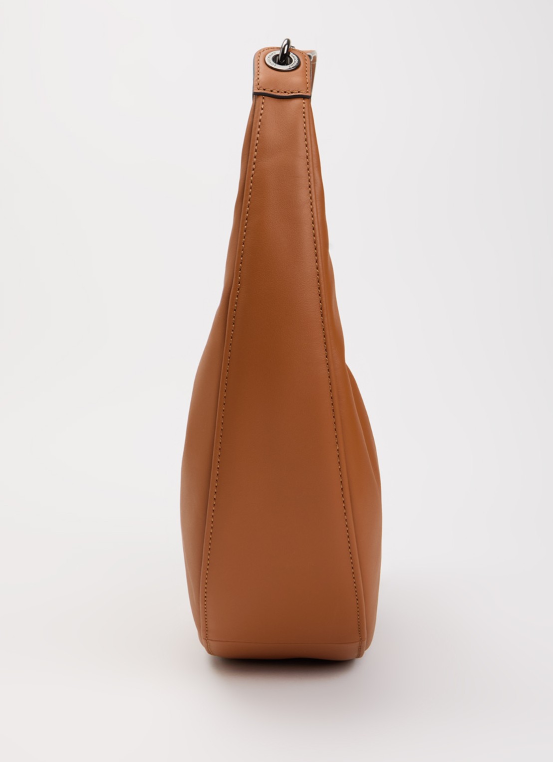 Longchamp Le Pliage Xtra schoudertas van leer - detail 2 cognac