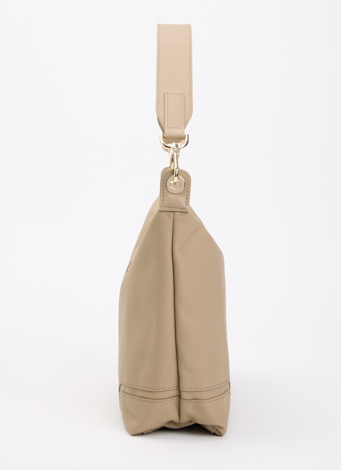 Longchamp Le Pliage Xtra schoudertas van leer - detail 2 khaki