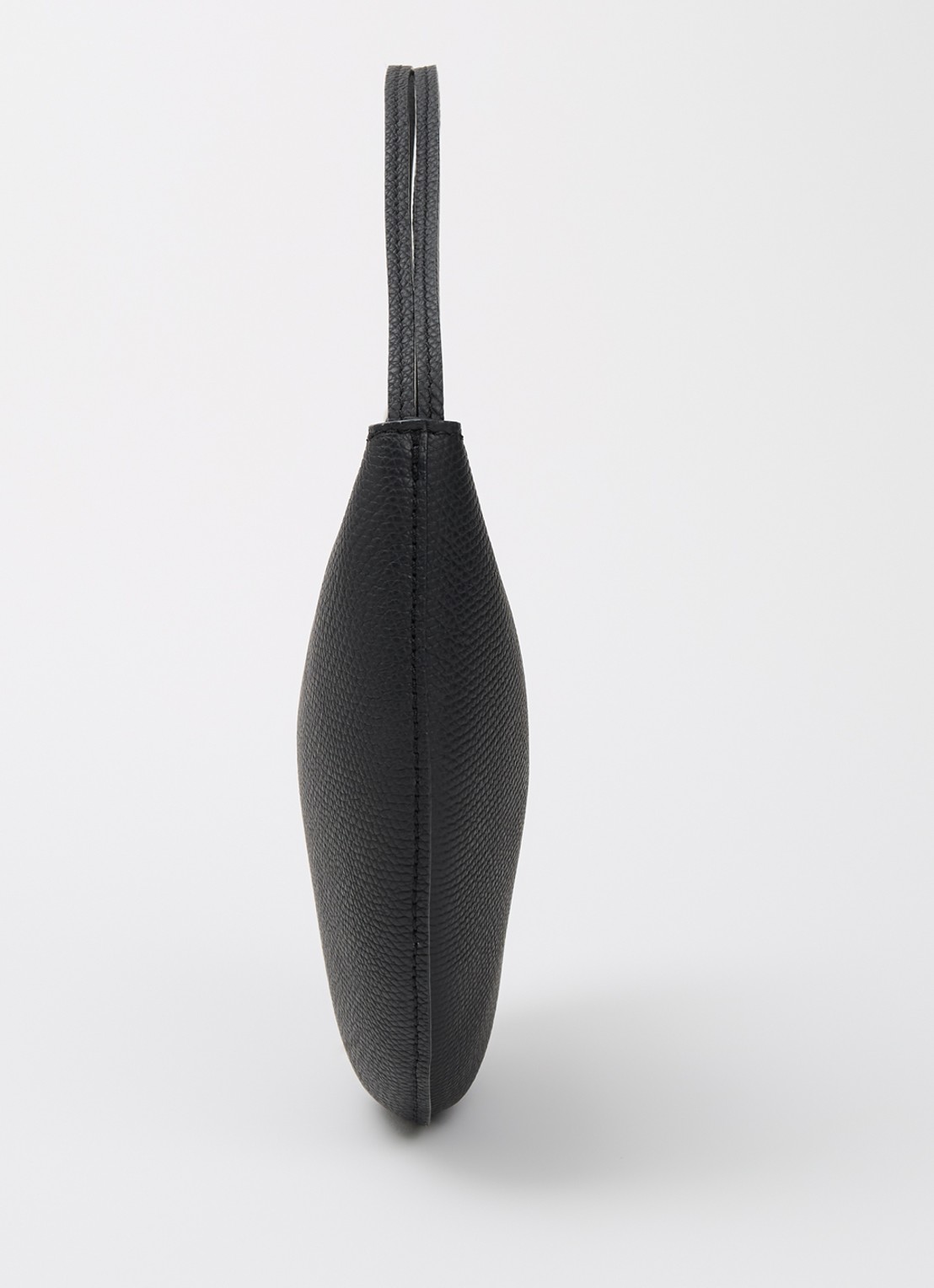 Longchamp Le Roseau schoudertas M van leer - detail 6 zwart