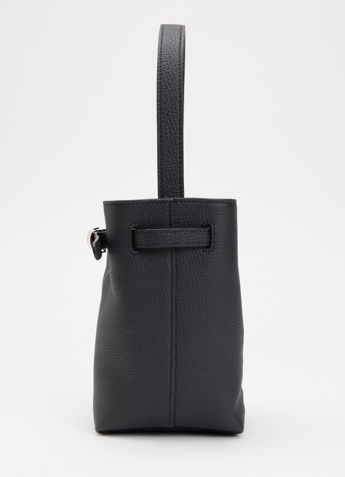 Longchamp Le Smart schoudertas XS van leer met afneembare schouderriem  - detail 4 zwart