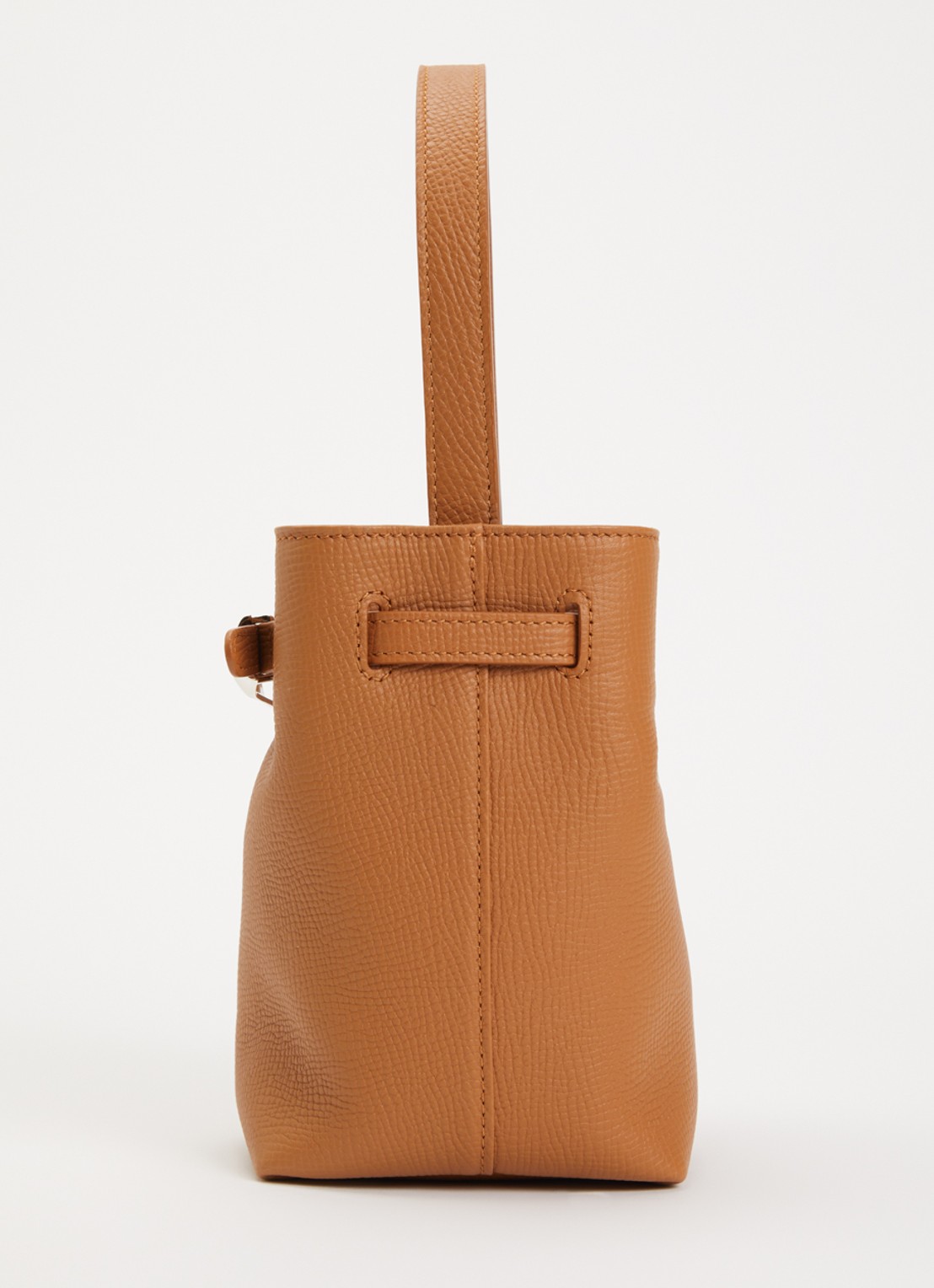 Longchamp Le Smart schoudertas XS van leer met afneembare schouderriem  - detail 3 camel